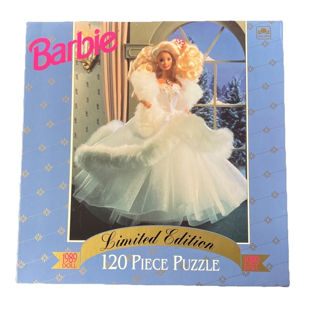 Barbie Limited Edition 120 Piece‎ 1989 Doll Puzzle